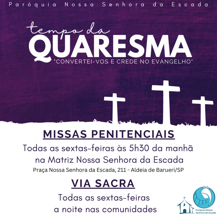 Missa Penitencial Par Quia Nossa Senhora Da Escada Localizada Em